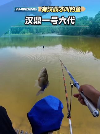 小鱼有手感对抗大鱼有腰力的汉鼎一号六代综合杆,全水域通钓 #汉鼎一号六代 #汉鼎真材实料放心入