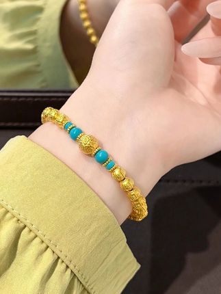 🌟美到犯规!我可以戴一辈子的小众项链~#六福珠宝 #珠宝心动好物 #爱的礼物 #美出高级感 #六福珠宝松澜福珠文玩黄金手链