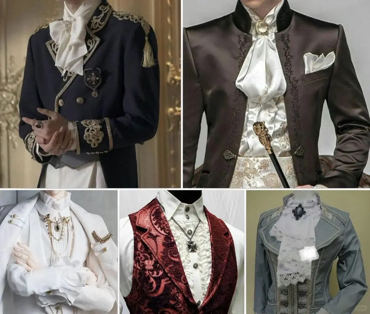 Pin Tag Notes 服设参考|🎩宫廷贵族王子穿搭图鉴。图源PIN、只是交流学习 - 抖音