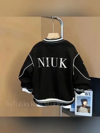 2025新款男童棒球服春秋款外套洋气儿童运动上衣夹克帅气韩版潮#男童棒球服 #2025新款 #春秋外套 #韩版潮衣 #儿童运动装