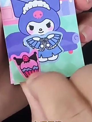3 - 6岁女孩儿童节礼物!库洛米换装贴纸书超益智 #女孩儿童节礼物 #益智贴纸书 #卡皮巴拉贴画 #女孩儿童节礼 #益智换装贴纸