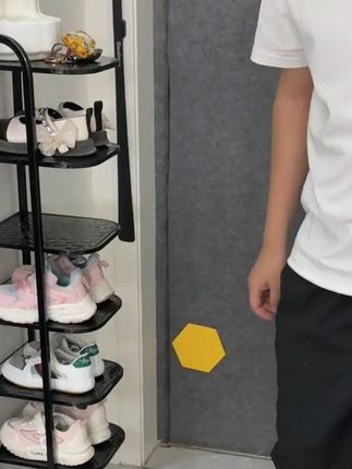 家用简易多层铁艺鞋架,窄小空间也能大容量收纳! #多层收纳 #家用收纳 #多层鞋架 #家用鞋架 #简易鞋架