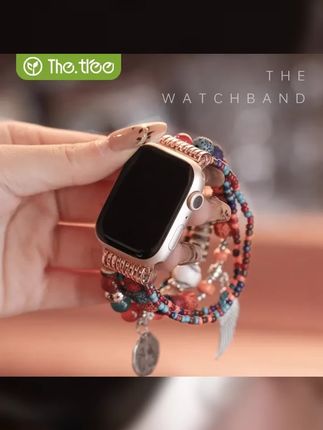 thetree适用苹果S10手表iwatch10手链applewatch9珠表带波西米亚 #iwatch手串表带 #applewatch #表带 #applewatch表带 #苹果表带