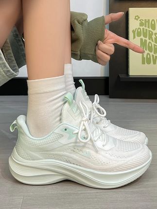回力薄荷绿运动鞋女2025夏季新款透气网面百搭飞织网鞋减震跑 #好鞋推荐 #女鞋 #小白鞋 #鞋子 #百搭鞋子