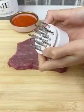 厨房锤肉器敲肉锤牛排打肉器嫩肉针#松肉针  #松肉器  #松肉神器  #松肉针敲肉锤  #炸扣肉