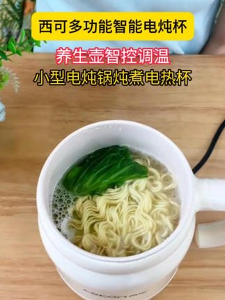 原来杯子也能煮米饭了#电炖杯 #电煮一体杯 #好物推荐 #旅行必备