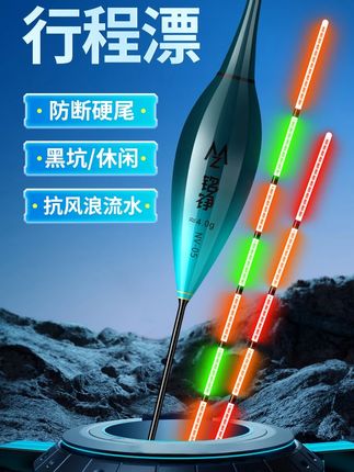 这款日夜两用夜光漂,抗风浪好,而且灵敏度非常高!#电子漂 #浮漂鱼漂 #鱼具 #夜光漂 #男士神仙单品