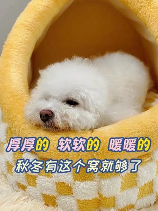 加厚保暖,柔软舒适,冬天有这个窝就够了!!! #宠物窝窝 #狗窝 #猫窝 #好物推荐 #厂家直发品质保证