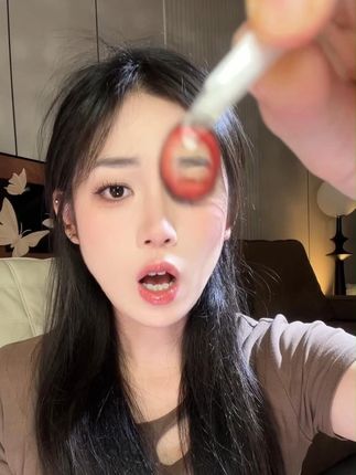 戴这美瞳去参加晚宴,大家都说我眼睛blingbling的!提升气质!#好好看 #高颜值 #三明治