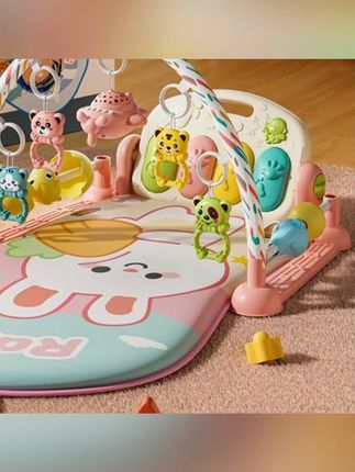 mkk婴幼儿健身脚踏琴婴儿玩具0-6个月玩具宝宝运动早教趣味锻炼琴#宝宝玩具 #母婴好物 #婴儿脚踏琴 #婴儿脚踏琴健身架 #好物推荐🔥