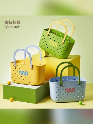 浴筐洗澡篮子手提浴室洗漱用品收纳篮高颜值长方形学生宿舍洗浴篮#浴筐 #洗浴收纳篮 #宿舍好物 #高颜值浴筐 #手提浴筐