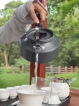 户外旅行茶具一整套装便携包功夫野外露营带烧水炉收纳泡煮茶装备#户外露营 #茶具 #泡茶神器 #收纳泡煮茶 #户外旅行茶具