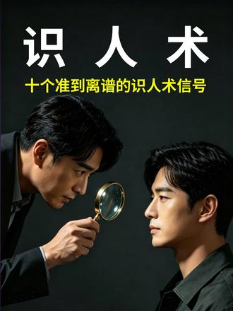 十个准到离谱的识人术! 你以为看人是一门玄学?其实它是一套可以被拆解、验证的底层系统。
大多数人活了30年还在用感觉判断人,然后被坑被骗。
分享十个识人信号:看他对服务员的态度、看小失约后的反应、听他怎么描述前任、看无聊时刻的状态……
识人不需要天赋,只差你愿不愿意睁开眼。
#识人术 #人际交往的智慧 #认知升级 #人性思维 #社交技巧