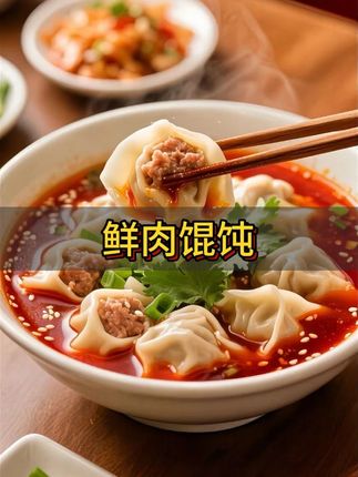 一口沦陷!这碗香水馄饨太绝了,五花肉剁成细腻肉泥,关键步骤来了——用花椒、八角、香叶煮出香料水,分三次打进肉馅,每一次都搅拌到完全吸收,这就是“香水”的秘密!再加入鸡蛋、葱花、虾皮,淋上滚烫的热油,香气瞬间炸开。 包好的馄饨像小船般滑入沸水,浮起时捞入碗里。舀一勺骨汤打底,撒上紫菜、香菜、榨菜碎,趁热咬开,汤汁在嘴里爆开,肉馅吸饱了香料的香气,鲜香又清爽,连喝三碗都不过瘾!#鲜肉馄饨#妈呀太香了 #好吃到停不下来 #嘎嘎香 #馄饨