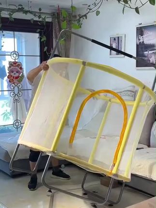 宁鼎儿童弹跳蹦蹦床室内推荐小孩幼儿跳跳床家庭小型护网静音蹦床