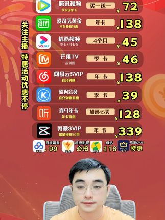 喜马拉雅会员拍1得5返场了!还在问喜马拉雅会员怎么购买划算,现在喜马拉雅年卡+京东年卡+优酷等等权益就是非常划算#喜马拉雅会员怎样买便宜