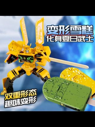 炎炎夏日,来支 武士 雪糕吧!这款创意机甲冰棒机器人,男孩儿童的最爱,好吃又好玩,还能锻炼动手能力,快来get吧~ #儿童礼物 #创意机器人 #益智玩具 #夏日清凉 #冰淇淋