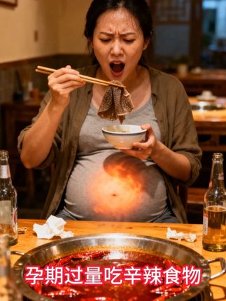 ⚠️孕妈注意!过量吃辛辣食物,宝宝在肚子里的状态太惊人… #孕期分享 #孕期健康 #饮食禁忌 #育儿知识#母婴育儿
