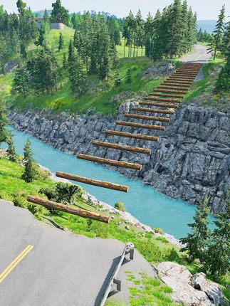 发明这个桥的人真是个发明 #游戏#车祸模拟器#beamng#steam游戏