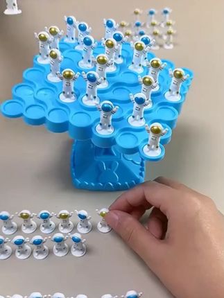 儿童专注力平衡太空人看叠乐益智早教玩具平衡空间站桌面对战游戏#积木 #儿童益智 #儿童玩具 #宝宝益智玩具游戏 #手工diy