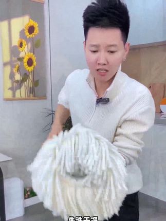 美尔雅拖把家用旋转式自动拖布桶甩干分离脱水双驱一拖净神器