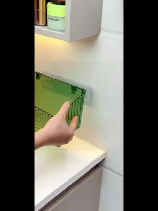 优创格轻奢大容量收纳置物架多功能家用浴室沥水壁挂调料架葱姜蒜#收纳置物架 #家用好物 #多功能架子 #浴室收纳 #厨房收纳