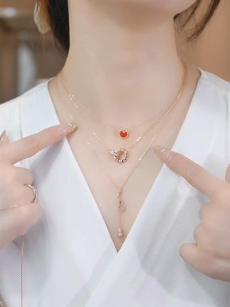 显白又高级,谁不想要一条这样的项链呢!