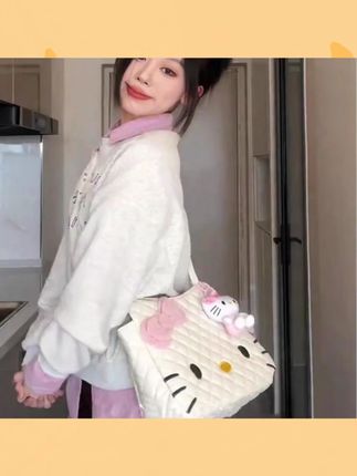 高级感时尚可爱2025新款卡通少女心单肩斜跨包大容量双肩包学生款#少女心包包 #2025新款 #单肩斜跨包 #大容量包 #学生款包