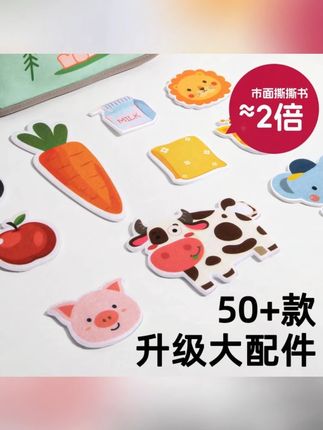 #婴儿撕撕书 #撕撕书 0-3岁婴儿撕撕书宝宝布书撕不烂6个月8玩具安静书0-3岁婴儿早教#玩具 #早教玩具 #布书