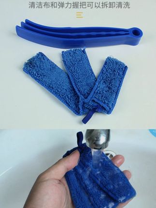多功能三合一手柄清洁刷空调清洁刷百叶窗除尘刷水洗白色工具家用