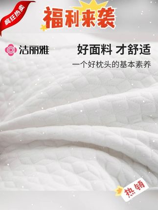 洁丽雅儿童枕亲子枕头A类学生宿舍枕芯成人幼儿园护颈枕分区1- #好物推荐🔥 #家纺床上用品 #生活必备 #居家好物 #日常生活用品 @DOU+小助手 @DOU+上热门