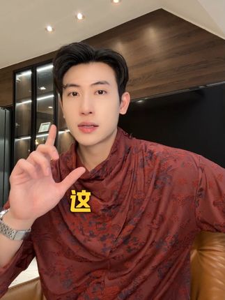 刺绣蕾丝花纹立领套头长袖#秋季新款穿搭 #秋季穿搭 #潮男必备 #男装 #时尚