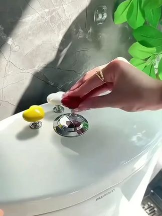 可爱多功能爱心马桶按压器卫生间马桶水箱按钮器简约#马桶按压器 #卫生间好物 #可爱家居 #多功能用品 #简约设计