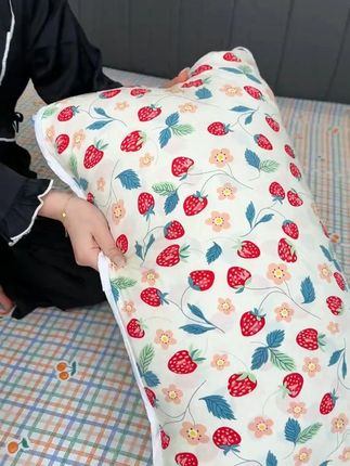 夏天怕热的都去试试这款双层#棉绸枕巾 丝丝滑滑 冰冰凉凉超舒服 #枕巾 #吸汗透气 #家纺床上用品 #人造棉枕巾