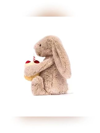 英国正版Jelly甜品怀抱生日蛋糕邦尼兔毛绒玩偶公仔安抚玩具礼物#毛绒公仔 #邦尼兔玩具 #甜品主题 #安抚礼物 #正版Jelly