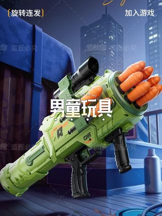 男孩子都爱玩的八连发软头枪 不用电池就能玩 #男孩玩具 #玩具推荐 #好物推荐🔥 #儿童玩具