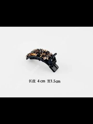 韩版炫彩水钻发夹边夹侧边刘海前额一字夹子头饰鸭嘴夹网红百搭