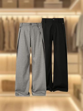 #百搭裤子 #男士休闲裤 #夏季长裤 #垂感长裤 #宽松长裤