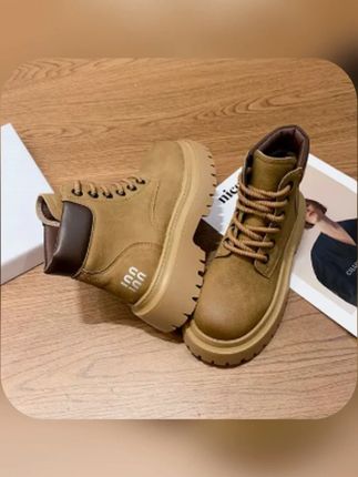 厚底靴季百搭加绒马丁靴厚底靴子#厚底鞋#马丁靴 #好鞋推荐 #百搭鞋子 #好穿又好搭