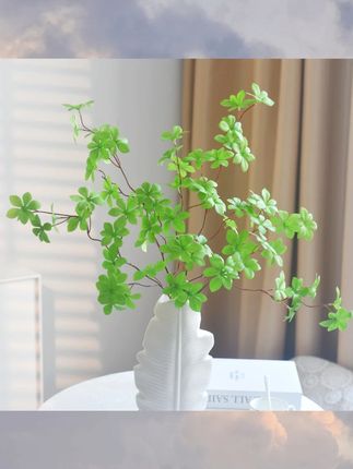 吊钟绿色仿真植物摆件餐桌玄关客厅装饰艺术手工逼真新款道具书房#仿真植物 #家居装饰 #吊钟摆件 #客厅装饰 #手工道具