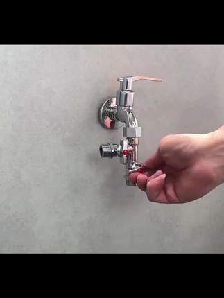 三通分水器带开关铜球阀一分二洗衣机水龙头一进二出角阀4分流器 #分水器 #实用工具 #强烈推荐 #每日分享 #角阀