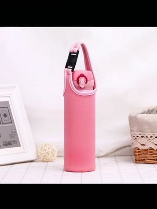#杯套 背带绳斜挎带提绳保温杯套500ml通用水杯子防烫隔热保护套子
