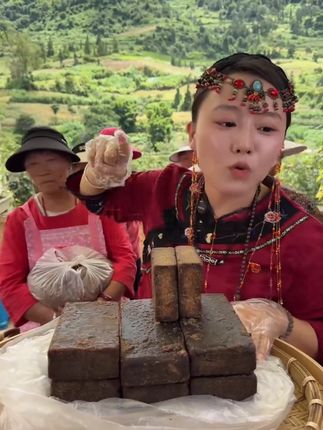 抢先购!100块·正宗广西手工黑红糖甘蔗老红糖块月子经期红糖500gY