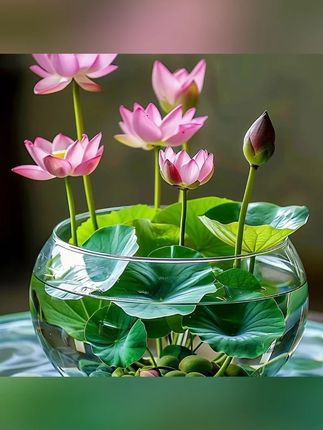 【遇水开花】碗莲种四季种植水培植物室内绿植睡莲荷花卧室阳台 #碗莲种 #碗莲 #水培植物 #室内绿植 #睡莲荷花