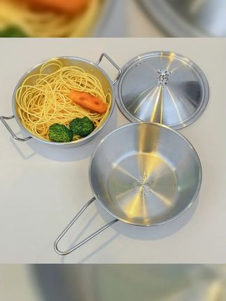 SUS 304一人食超可爱小熊泡面碗双耳锅带盖单个装17CM电磁炉通用 #提升幸福感好物 #好物推荐 #泡面碗 #嗦粉 #家用餐具
