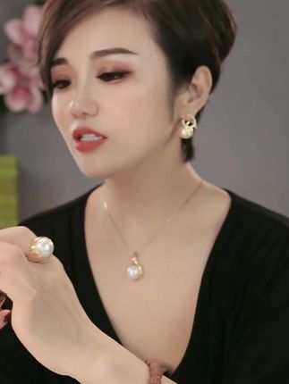 【KEFAN珂梵】珂梵轻奢素款经典女耳坠耳环福袋项链套装#美出高级感 #首饰分享 #时尚饰品 #时尚 #个性耳环女酷高级感