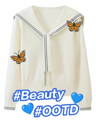 #海军领上衣 #假两件上衣 #谁穿谁好看 #品质女装 #洋气小衫