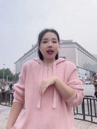 大码秋冬拉链连帽纯色慵懒韩版时尚胖mm套头百搭宽松女长袖针织 #大码女装  #遮肉显瘦  #谁穿谁好看系列  #显瘦穿搭 #女装