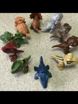 #儿童玩具 【拆惊喜】趣味咬手指恐龙霸王龙三角恐龙关节可动男孩剑龙#模型 #拼装模型 #咬手指恐龙 #动物模型