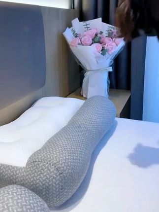 FlixSleeps护颈枕反弓拉伸反向牵引枕头颈椎助睡眠枕芯护颈枕单人